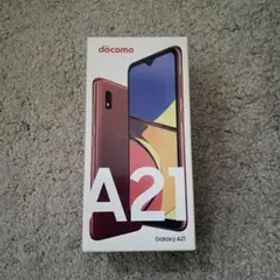 docomo Galaxy A21 レッド 本体