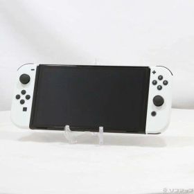 【中古】Nintendo(任天堂) Nintendo Switch 有機ELモデル Joy-Con(L)／(R) ホワイト 【198-ud】