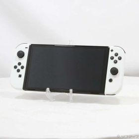 【中古】Nintendo(任天堂) Nintendo Switch 有機ELモデル Joy-Con(L)／(R) ホワイト 【198-ud】