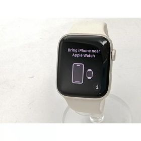 【中古】Apple Apple Watch SE2 44mm GPS スターライトアルミニウムケース/スターライトスポーツバンド (S/M) MXEU3J/A【高崎モントレー】保証期間1ヶ月【ランクA】