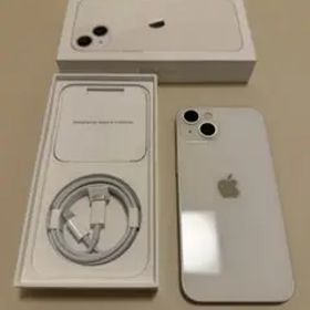 極美品Apple iPhone 13 ホワイト 充電ケーブル付き