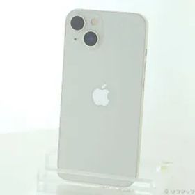 〔中古品〕 iPhone13 128GB スターライト MLND3J／A SIMフリー【262】