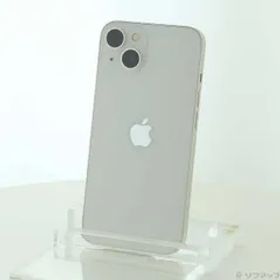 〔中古品〕 iPhone13 128GB スターライト MLND3J／A SIMフリー【377】