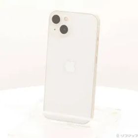 〔中古品〕 iPhone13 128GB スターライト MLND3J／A SIMフリー【297】