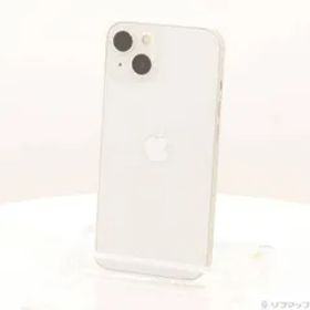 〔中古品〕 iPhone13 128GB スターライト MLND3J／A SIMフリー【305】