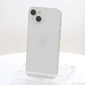〔中古品〕 iPhone13 128GB スターライト MLND3J／A SIMフリー【262】