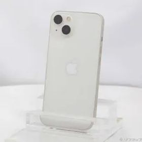 〔中古品〕 iPhone13 128GB スターライト MLND3J／A SIMフリー 〔ネットワーク利用制限▲〕【348】