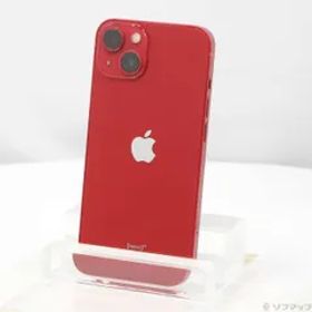 〔中古品〕 iPhone13 128GB プロダクトレッド MLNF3J／A SIMフリー 〔ネットワーク利用制限▲〕【344】