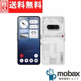 ◆ポイントUP◆《国内版SIMフリー》【新品未開封品（未使用）】 Nothing Phone（3a）8GB/128GB [ホワイト] 白ロム Android