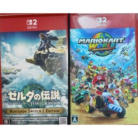 ニンテンドウ(任天堂)のゼルダの伝説 ティアーズ オブ ザ キングダム、マリオカートワールド(家庭用ゲームソフト)