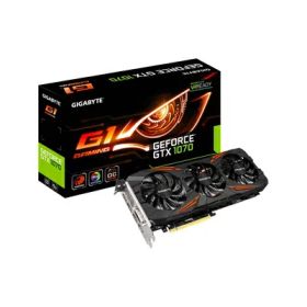 【中古】 GIGABYTE ビデオカード NVIDIA GeForce GTX 1070搭載 オーバークロック ゲーミングモデル GV-N1070G1 Gaming-8GD