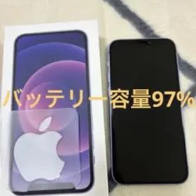Apple iPhone 12miniパープル バッテリー容量97%