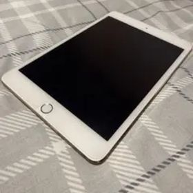 iPad mini 4 ゴールド 本体+カバー(黒)+Lightningケーブル