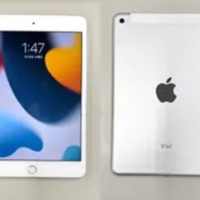 「訳アリ品」iPad mini 第4世代 WiFi+Cellular 128GB シルバー MK772J/A AU一括〇【管理番号：xs0115844】