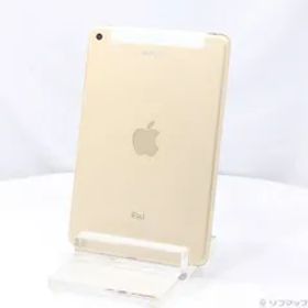 〔中古品〕 iPad mini 4 64GB ゴールド MK752J／A SIMフリー【348】