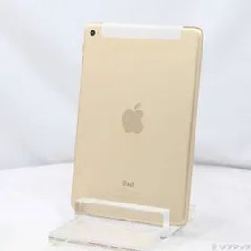 〔中古品〕 iPad mini 4 128GB ゴールド MK782J／A auロック解除SIMフリー【305】