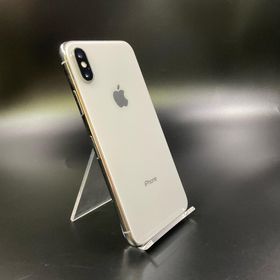 アップル(Apple)の【全額返金保証】【最速発送】Apple iPhone iPhone X 64GB シルバー docomo 動作確認済(スマートフォン本体)