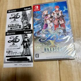 【Switch】 イースX -NORDICS- 新品未開封 DLC2種未使用