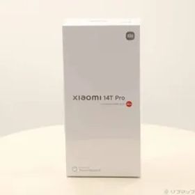 〔未使用品〕 未使用品 Xiaomi 14T Pro 256GB チタンブルー MZB0HIQJP SIMフリー【198】