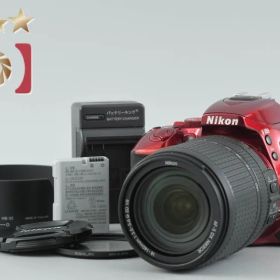 Nikon ニコン 【中古】Nikon ニコン D5500 レッド 18-140 VR レンズキット シャッター回数僅少 デジタル一眼レフカメラ