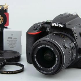 Nikon ニコン 【中古】Nikon ニコン D5500 ブラック 18-55 VR II レンズキット シャッター回数僅少 デジタル一眼レフカメラ