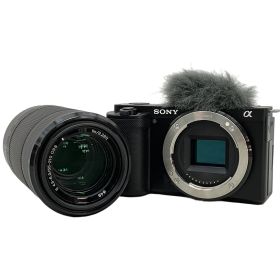 SONY ZV-E10 SELP1650 SEL55210 16-50mm F3.5-5.6 / 55-210mm F4.5-6.3 ミラーレス一眼カメラ ダブルレンズキット 中古 美品 C10690680