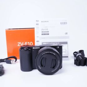 [新品同様] SONY ソニー α VLOGCAM ZV-E10 シャッター数802回 #2609A