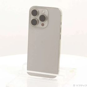 〔中古品〕 iPhone15 Pro 128GB ナチュラルチタニウム MTU93J／A SIMフリー【344】