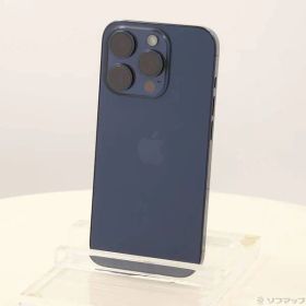 〔中古品〕 iPhone15 Pro 256GB ブルーチタニウム MTUG3J／A SIMフリー【297】