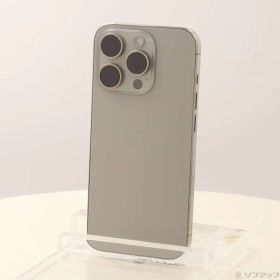 〔中古品〕 iPhone15 Pro 1TB ナチュラルチタニウム MTUT3J／A SIMフリー【344】