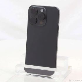 〔中古品〕 iPhone15 Pro 128GB ブラックチタニウム MTU73J／A SIMフリー【258】