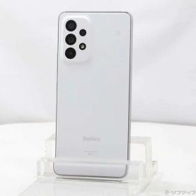 【中古】GALAXY(ギャラクシー) Galaxy A53 5G 128GB オーサムホワイト SCG15 au SIMフリー 【262-ud】