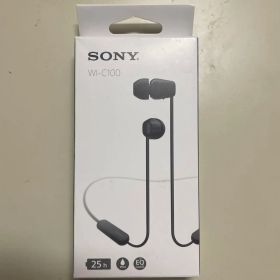 SONY WI-C100 ブラック ワイヤレスイヤホン