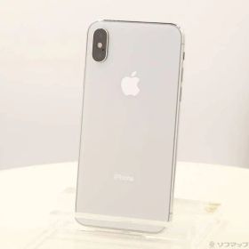 〔中古品〕 iPhoneX 64GB シルバー NQAY2J／A SIMフリー【262】