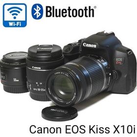 【Canon】EOS Kiss X10i トリプルレンズセット★Wi-Fi搭載★