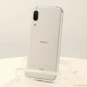 【中古】SHARP(シャープ) AQUOS sense3 lite 64GB シルバーホワイト SH-RM12 楽天 SIMフリー 【276-ud】