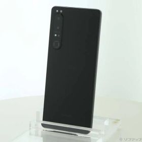 〔中古品〕 Xperia 1 IV 256GB ブラック SO-51C docomo SIMフリー【297】