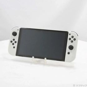【中古】Nintendo(任天堂) Nintendo Switch 有機ELモデル Joy-Con(L)／(R) ホワイト 【377-ud】