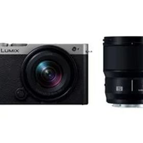 ★Panasonic / パナソニック LUMIX DC-S9W-S ダブルレンズキット [ダークシルバー]【デジタル一眼カメラ】【送料無料】