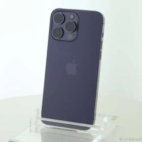 〔中古品〕 iPhone14 Pro Max 1TB ディープパープル MQ9N3J／A SIMフリー【352】