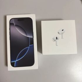 iPhone16pro 128GB+AirPodspro第2世代