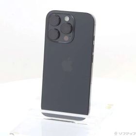 〔中古品〕 iPhone16 Pro 256GB ブラックチタニウム MYN03J／A SIMフリー【377】