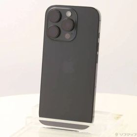 〔中古品〕 iPhone16 Pro 256GB ブラックチタニウム MYN03J／A SIMフリー【368】
