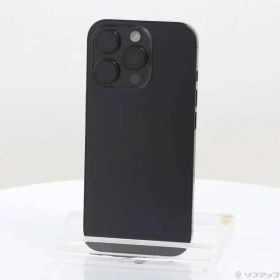 〔中古品〕 iPhone16 Pro 256GB ブラックチタニウム MYN03J／A SIMフリー【258】