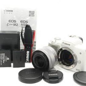 ★美品★Canon キヤノン EOS Kiss M2 EF-M15-45 IS STM レンズキット ホワイト z913
