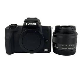 Canon EOS Kiss M2 ボディ EF-M 15-45mm F3.5-6.3 IS STM ズームレンズ セット ミラーレス一眼 キャノン 中古 Y10721926