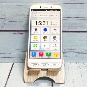 Softbank SHARP シンプルスマホ4 704SH シャンパンシルバー 342