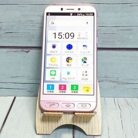 Softbank SHARP シンプルスマホ4 704SH ピンク 美品 228