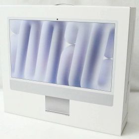 【中古】【未使用品】Apple iMac 24インチ Retina 4.5Kディスプレイモデル M4チップ 10コアGPU 256GB SSD 16GBメモリ MWUU3J/A [シルバー] HA03-R3377-3 Apple アップル iMac 24インチ ワイド画面 AppleM4チップ