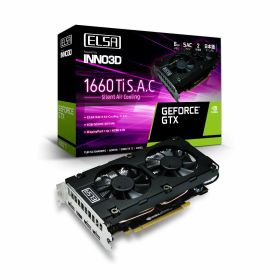 【中古】【非常に良い】ELSA エルザ GeForce GTX 1660 Ti S.A.C グラフィックスボード VD6979 GD1660-6GERTS